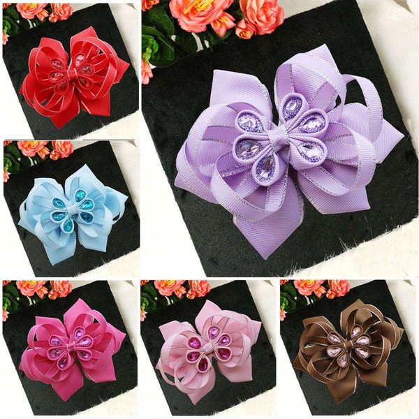 

4.5-5 " a-lotus кристалл волос горный хрусталь клипы baby pearl аксессуары для волос свадебные свадебные украшения