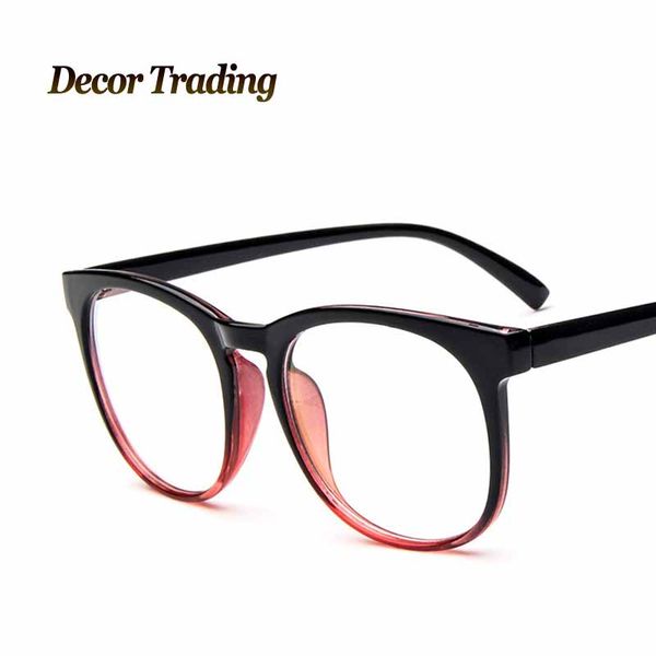 

wholesale- 2015 fashion brand big glass frame square eye glasses frames for women and men plain glass eyewear frames oculos de grau 2293, Silver