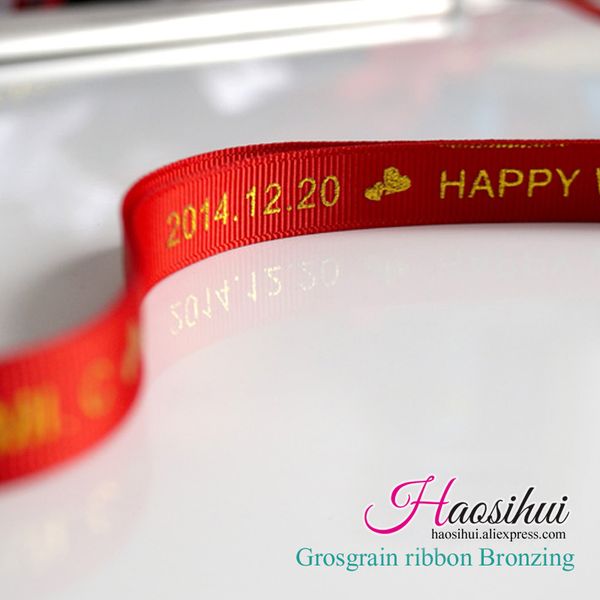 

5/8"(16 мм) оптовая дешевые персонализированные ленты grosgrain ленты для украшения партии рождество / день рождения 100 ярдов / лот