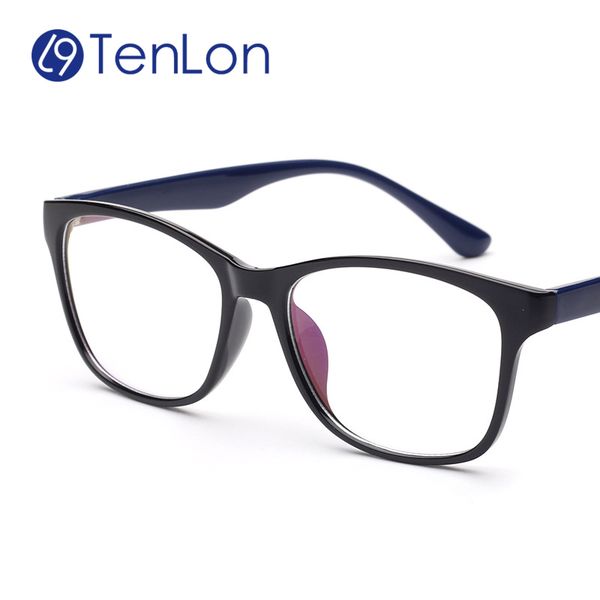 

wholesale- tenlon glasses classic eye glasses frame for women basic computer glasses frame men oculos de grau clear lens optical frame, Silver