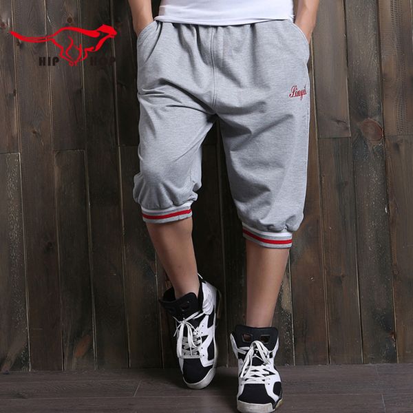 

wholesale-2016 fashion brand summer hip hop plus size casual male men jogger clothing exercise shorts men homme bermuda masculina a98, White;black