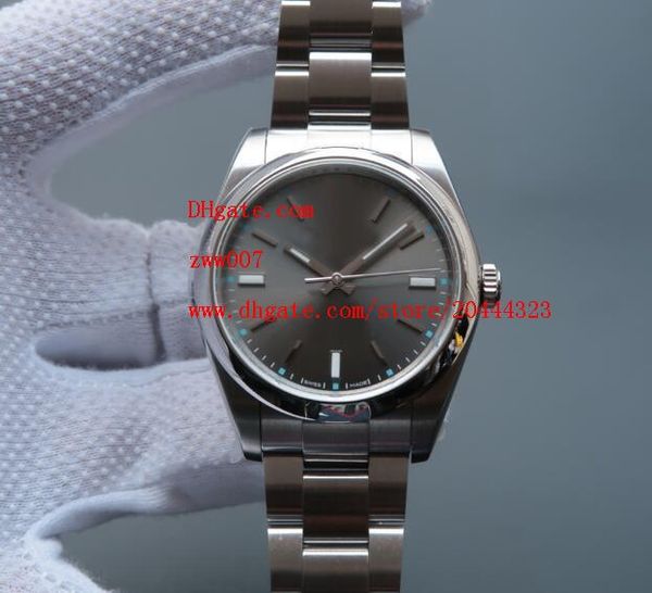 

Factory Supplier Luxury AAA Sapphire Perpetual 41mm No Date Steel Domed Gray Dial 114300 Automatic Mechanical Mens Men's Watch Watches