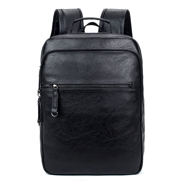

2017 new european fashion brand name leather backpack men genuine vintage style big capacity designer backpacks