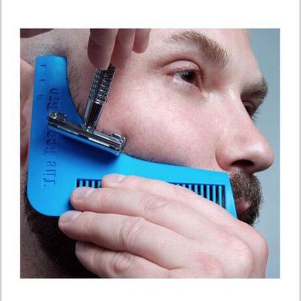 

beard shaping tools easily shapes template the neck line breads shaper facial hair shapings cool modelling comb brush opp bag