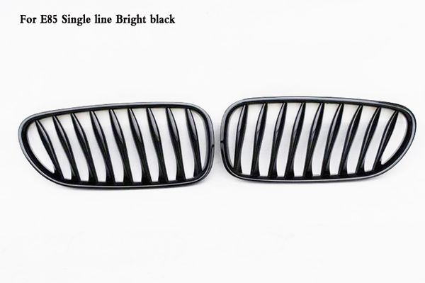 

одиночная линия решетка почки coloer яркая черная передняя приспособленная для bmw e85 e86