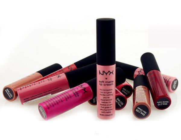 

have stock nyx lipstick cosmetic makeup lipstick long-lasting waterproof not fade nyx lip gloss soft matte lip cream charming popular