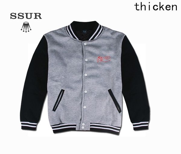 

p210 college baseball jacket fashion sportswear brand design baseball jacket dgk ssu uniform jacket with s - 5xl size, Black;brown