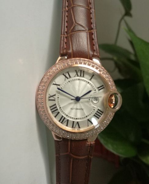 Завод прямых продаж alibre автоматический 36 мм белый циферблат W69011Z4 18 к розовое золото топ Марка мужские женские часы часы топ бренд наручные часы