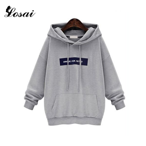 

wholesale- new autumn hoodies oversize xl-5xl sweatshirt female leisure loose warm pullovers long sleeve print hoodies pink gary, Black