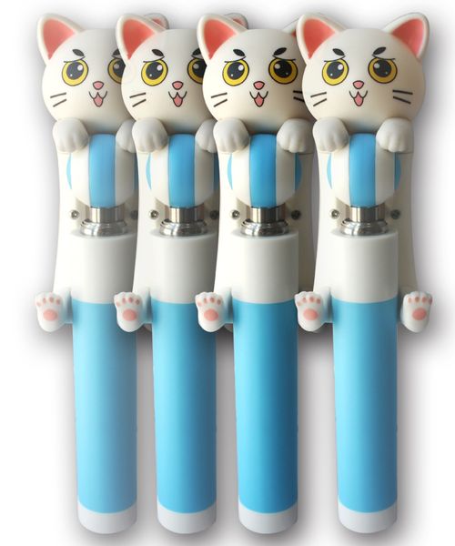 

m7 cat cute foldable super mini wired selfie stick handheld extendable monopod -built in non-slip handle compatible with phone 100pcs
