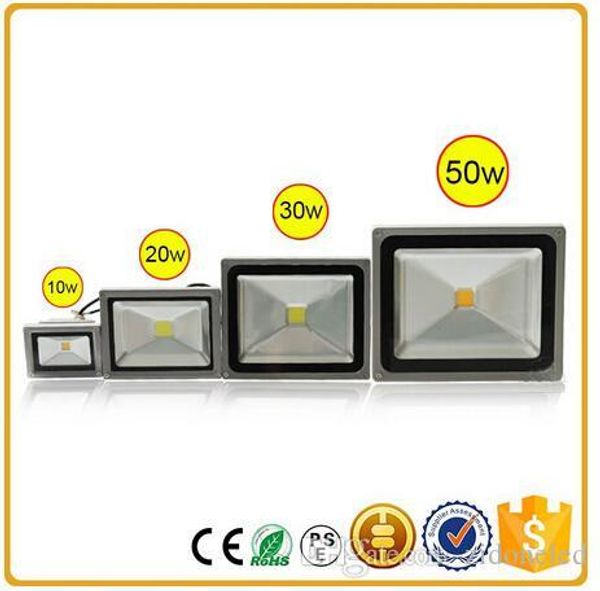 

супер яркий cob светодиодные прожекторы водонепроницаемый 10w / 20w / 30w / 50w ac85-265v высокая интенсивность декоративного наружного води