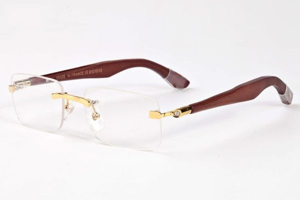 

buffalo horn sunglasses retro eyewear golden full and rimless glasses for men lunettes, White;black