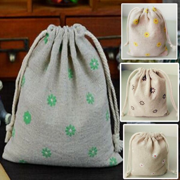 

Ткань белье подарочные пакеты Дейзи печатных 10x15cm (4"x6") душа ребенка свадьба польз