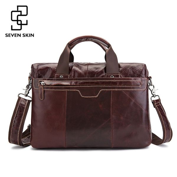 

wholesale- genuine cowhide leather men briefcase laphandbag men oil wax leather shoulder bag business man handbag tote portfolio