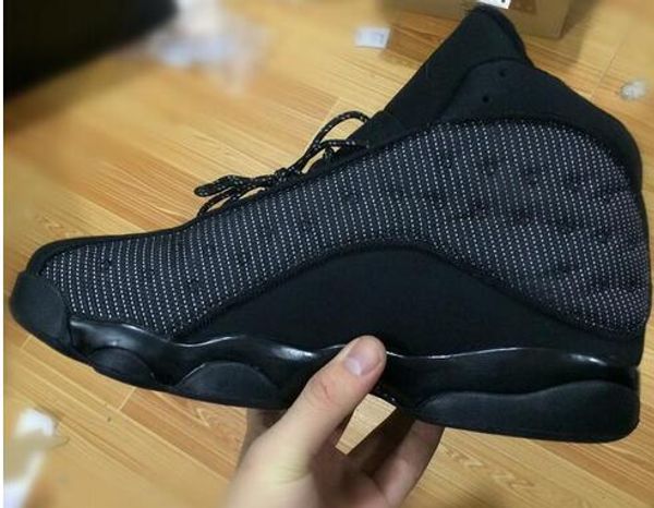 

13 13s jumpman og black cat basketball shoes mens women 3m reflect for sports training sneakers mens blackcat with box