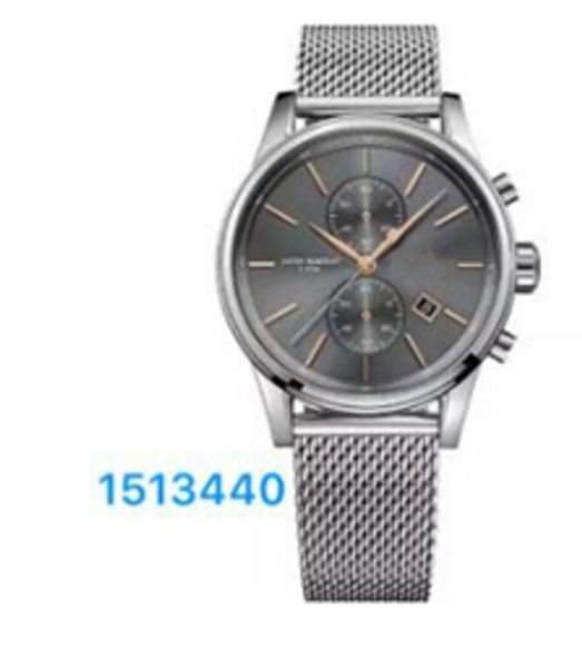 

men's watch chronographs herrenchronograph ambassador 1513440, Slivery;brown