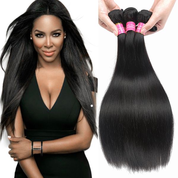 Rainbow Queen Hot Cheap Brazilian Straight Hair Weaves Cheap
