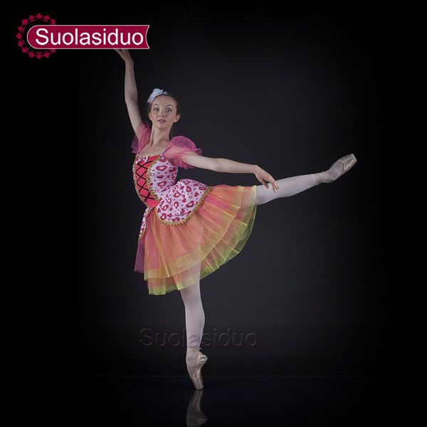 

взрослый балетный клип сиамская фея платье фея конфеты персик юбка профессиональный ldstylish большие качели профессиональный принцесса пачк, Black;red