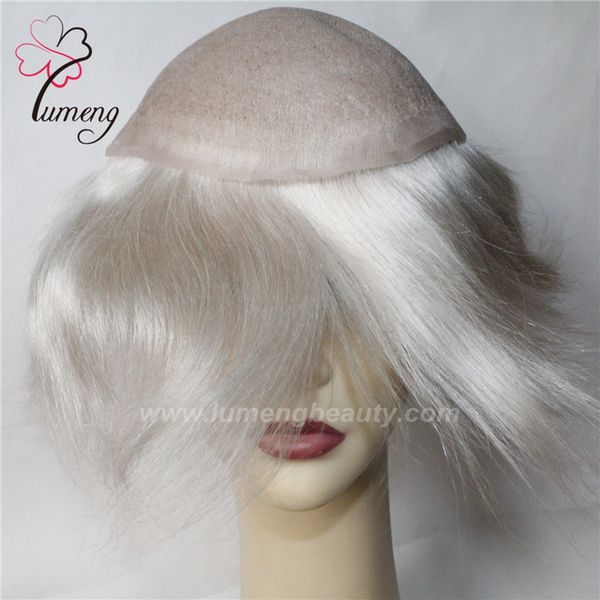 2019 Hot Sell Wholesale Natural Wave Grey Hair Man S Toupee