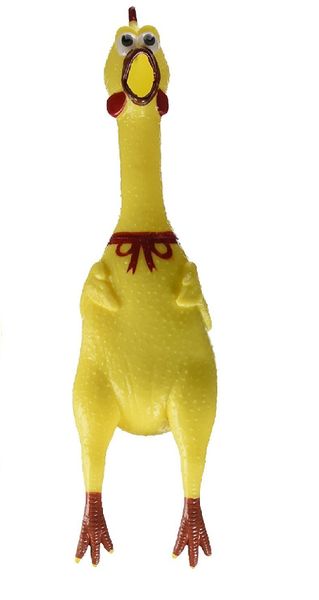 

squawkin' chicken,rubber toy for kids