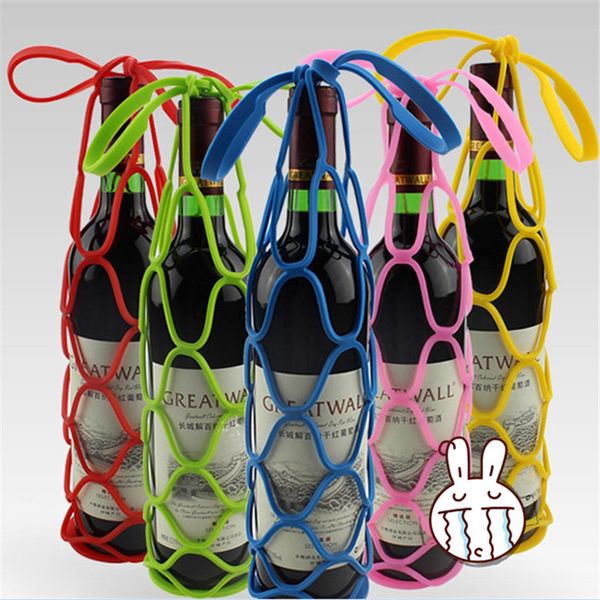 

wholesale- 1pc multifunction silicone insulation mat placemat drink glass tray wine bottle basket bottle bag for picnic ic878005