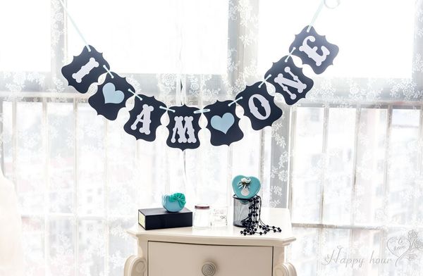 

baby shower party decoration bunting garland banner