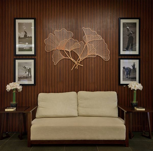 2020 2017 Limited Handmade Asian Metal Wall Art Ginkgo Leaf In