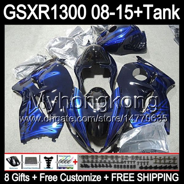 

8gifts for suzuki hayabusa gsxr1300 2008 2009 2010 2011 gloss blue 14my192 gsxr-1300 gsx r1300 gsxr 1300 2012 2013 2014 2015 blue fairing