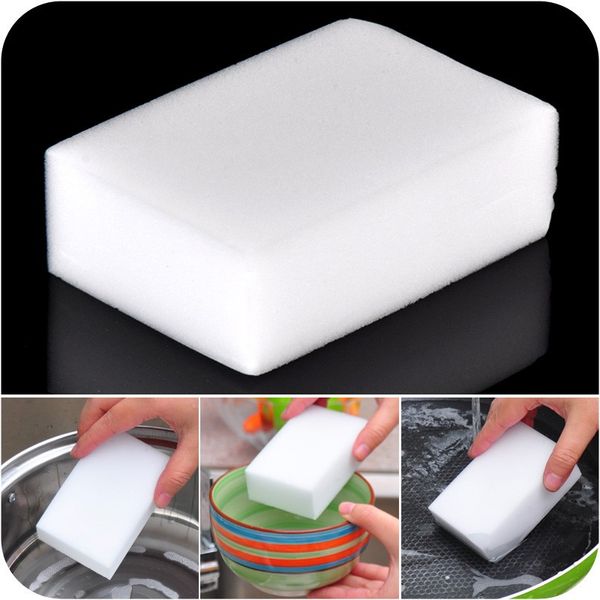 

5 PCS White Magic Sponge Eraser Melamine Cleaner Multi-Functional Kitchen Bathroom Cleaning Tools Nano Sponge New Arrival