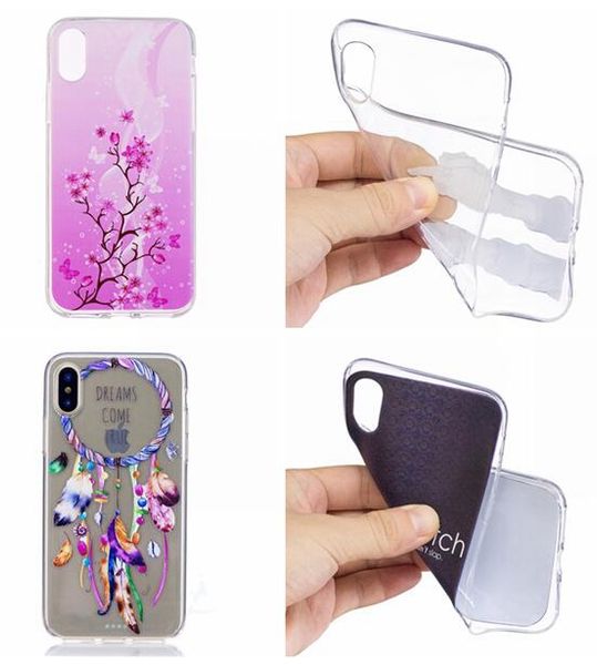 

цветок tpu мягкий чехол для iphone x samsung galaxy j3 j5 j7 2017 s7 s8 плюс мультфильм мраморная бабочка улыбка перо ловец снов обложка кож