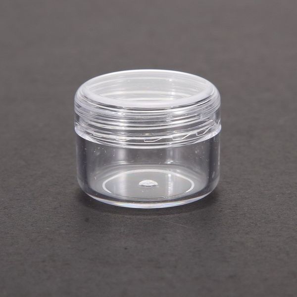 

Small empty clear jar pot mini co metic empty jar pot eye hadow makeup face cream container