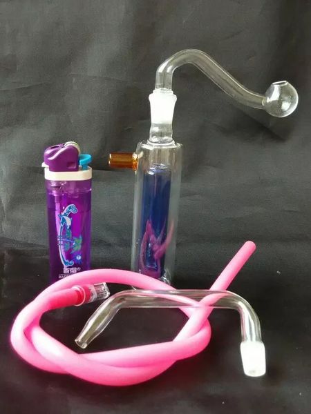 Colore bong di vetro di piccoli bong da filtro Accessori in vetro tubi fumatori colorati mini tubi a mano multi-colore miglior cucchiaio glas