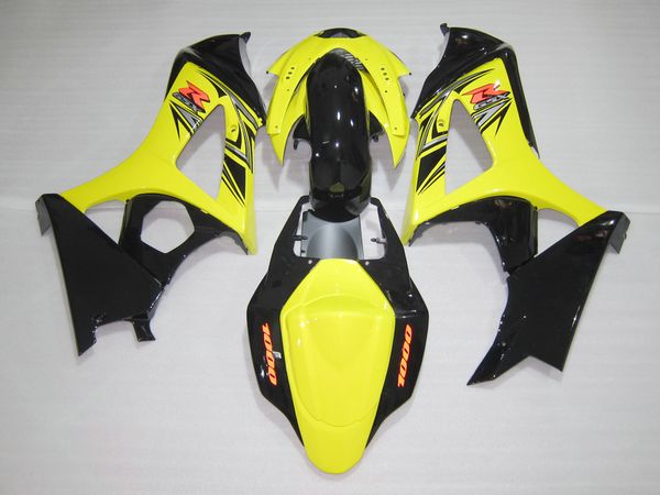 

abs plastic fairing kit for suzuki gsxr1000 07 08 yellow black bodywork fairings set gsxr1000 2007 2008 ot47