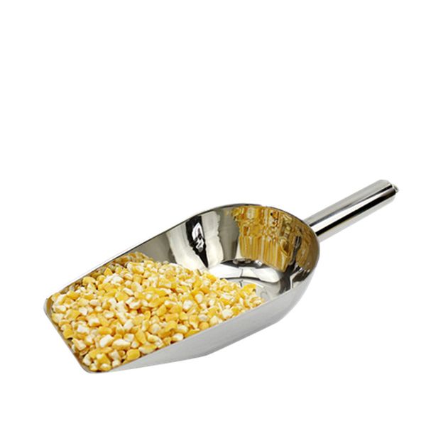 

stainless steel ice scoop multifunction nuts grains and cereals flat shovel kitchen home handmade tool