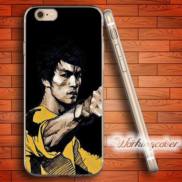 

fundas bruce lee kongfu star soft clear tpu case for iphone 7 6 6s plus 5s se 5 5c 4s 4 case silicone cover