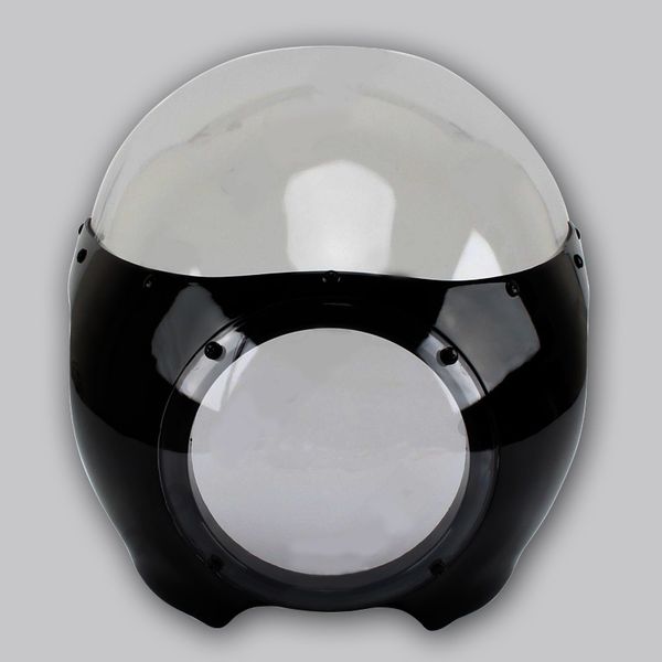 

headlight fairing protector windshield vintage drag racing viper tawny/clear