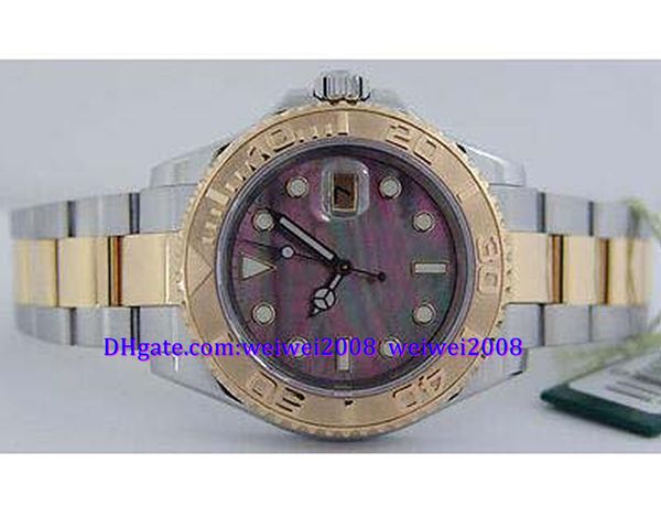 

luxury watch wrist watch new arrive men's gold ss tahitian mop 16623, Slivery;brown