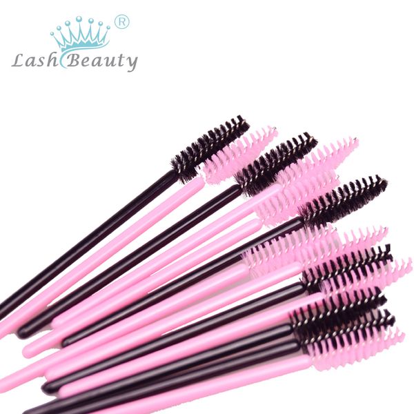 

200 pcs one-off disposable eyelash brush mascara applicator wand makeup brushes eyes care make up styling tools