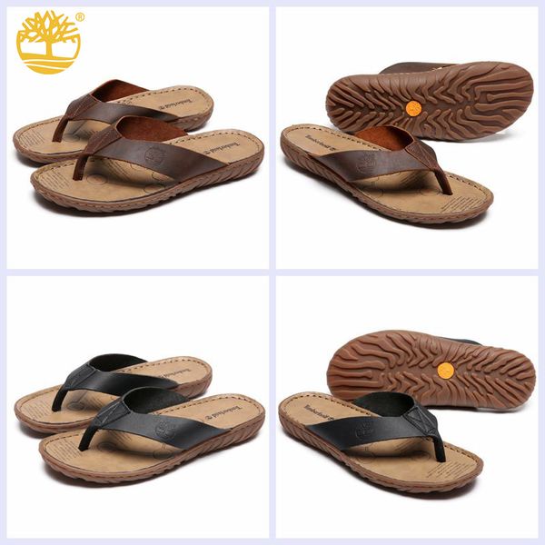 timberland leather flip flops