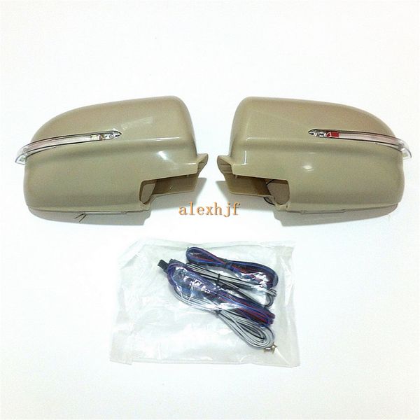 

led rear-view mirror lights+cover, turn signals + drl + foot lamp case for mitsubishi lancer evolution (cz4a) and galant fortis