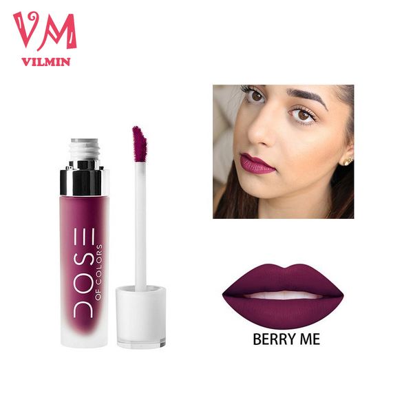 

Whole ale 12 color profe ional co metic do e of color liquid matte lip tick long la ting lip tick waterproof lip glo makeup