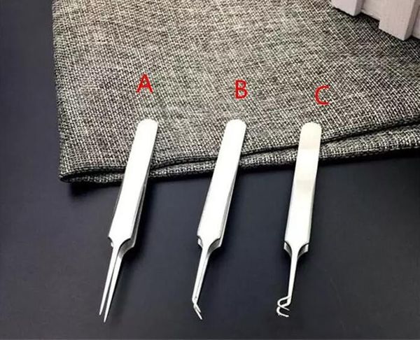 

pro stainless steel acne needle clip blackhead whitehead remover needle kit blemish pimple extractor makeup tools
