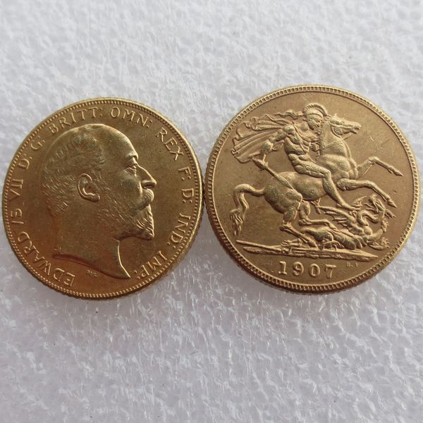 

Редкий 1907 король Эдуард VII Мэтт доказательство золото двойной суверенный бесплат