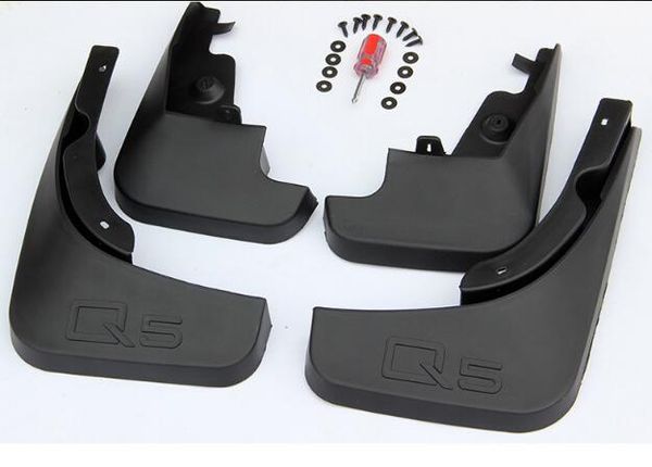 

4pcs car mudguards,splash guard,fenders,dirtboard,mudapron,splasher for audi q3,q5 2010-2016