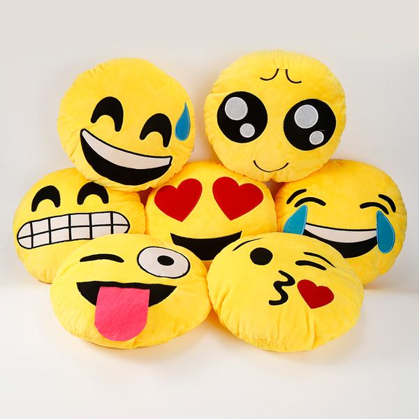 Acquista Nuovo 26 Stili Qq Giocattolo Della Peluche Emoji 30 Centimetri Carino Cuscini Imbottiti Bambola Smiley Emozione Morbido Cuscino Decorativo Il