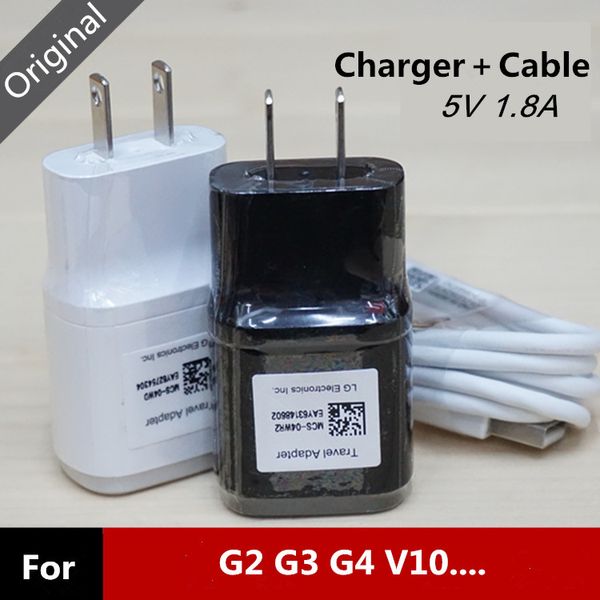

Original 5v 1 8a u eu plug wall charger adapter with micro u b cable for lg g3 g4 v10 nexu 5 mc 04ed 20awg