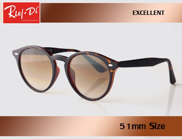 

Whole ale new luxury rlei di round ungla e women brand de igner gradient vintage circle gafa uv400 protection gla len