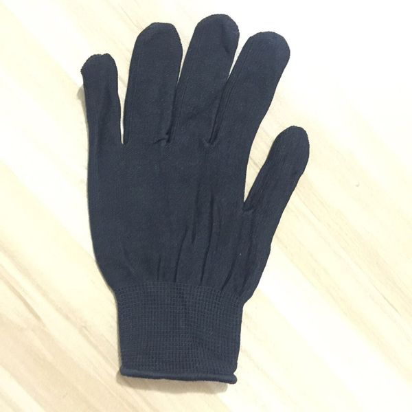 

wholesale- 1pc left hand hairdressing gloves curling straighteners wands heat resistant protective glove, Blue;gray