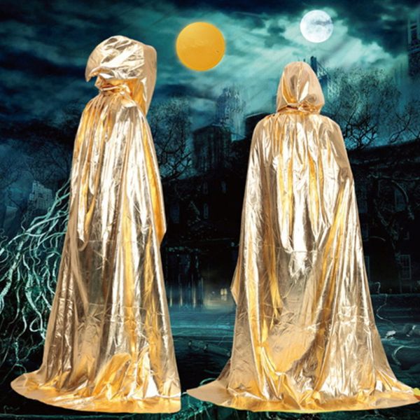 

новый дизайн хэллоуин косплей плащ хэллоуин одеваются маскарадные костюмы опора плащи мантии украшения волшебник смерти