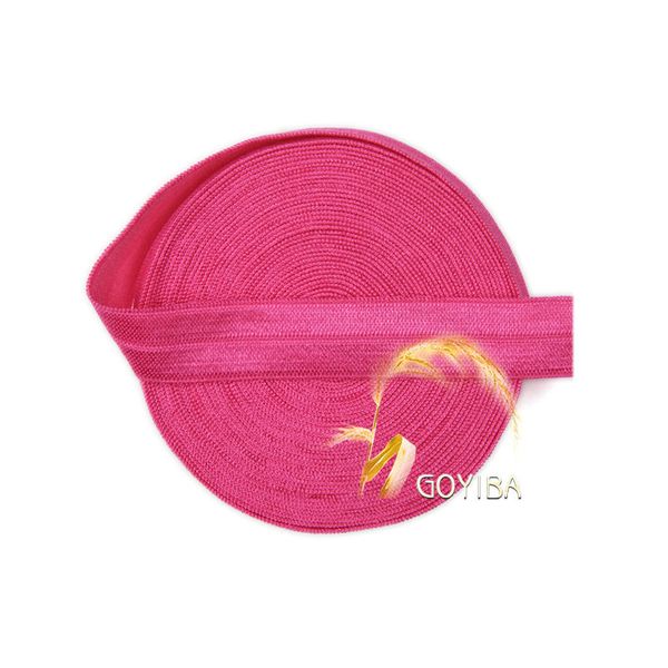 

wholesale- goyiba 5 yard 5/8" 1.5cm virtual pink foe foldover elastic spandex satin baby hairband headband lace trims diy sewing notion, Slivery;white